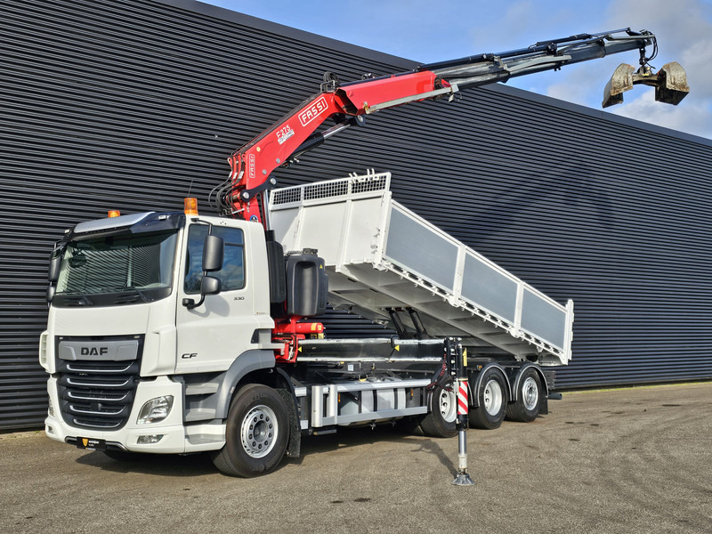 DAF CF 530 8x4-4 / FASSI 27.5 t/m CRANE + TIPPER - Camión volquete, Camión grúa: foto 1 DAF CF 530 8x4-4 / FASSI 27.5 t/m CRANE + TIPPER - Camión volquete, Camión grúa: foto 1