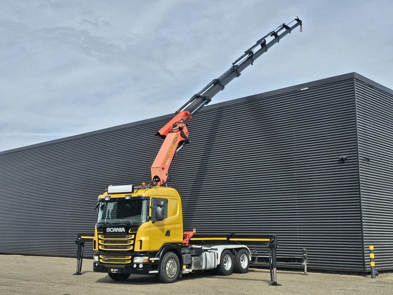 Scania G400 6x2 / PALFINGER PK 60002 / WINCH / BALLAST - Camión caja abierta, Camión grúa: foto 1 Scania G400 6x2 / PALFINGER PK 60002 / WINCH / BALLAST - Camión caja abierta, Camión grúa: foto 1