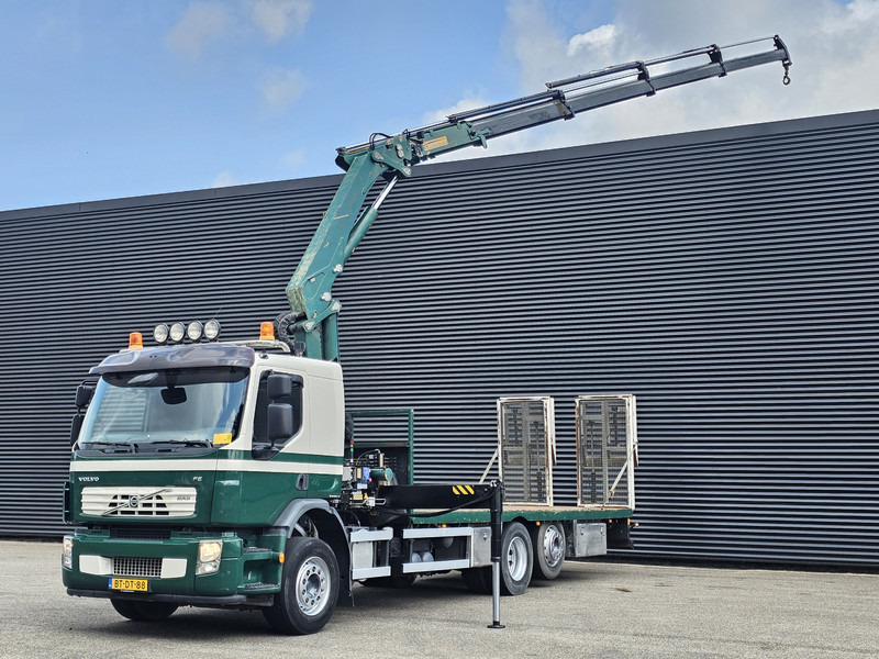 Volvo FE 320 6X2R / 22 t/m KRAN / CRANE / OPRIJ / MACHINE TRANSPORT - Grua de remolque autos: foto 1 Volvo FE 320 6X2R / 22 t/m KRAN / CRANE / OPRIJ / MACHINE TRANSPORT - Grua de remolque autos: foto 1