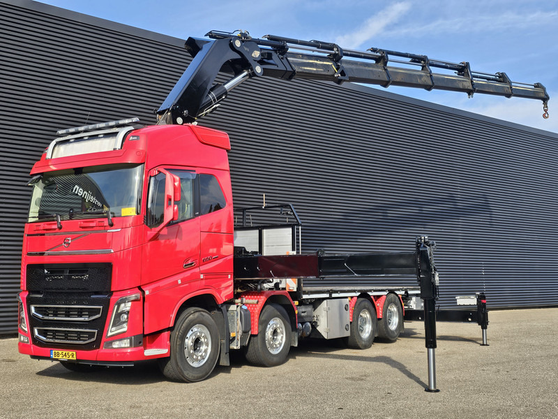 Volvo FH 16.650 8x4 / HIAB 105 t/m CRANE / KRAN - Camión caja abierta, Camión grúa: foto 1 Volvo FH 16.650 8x4 / HIAB 105 t/m CRANE / KRAN - Camión caja abierta, Camión grúa: foto 1