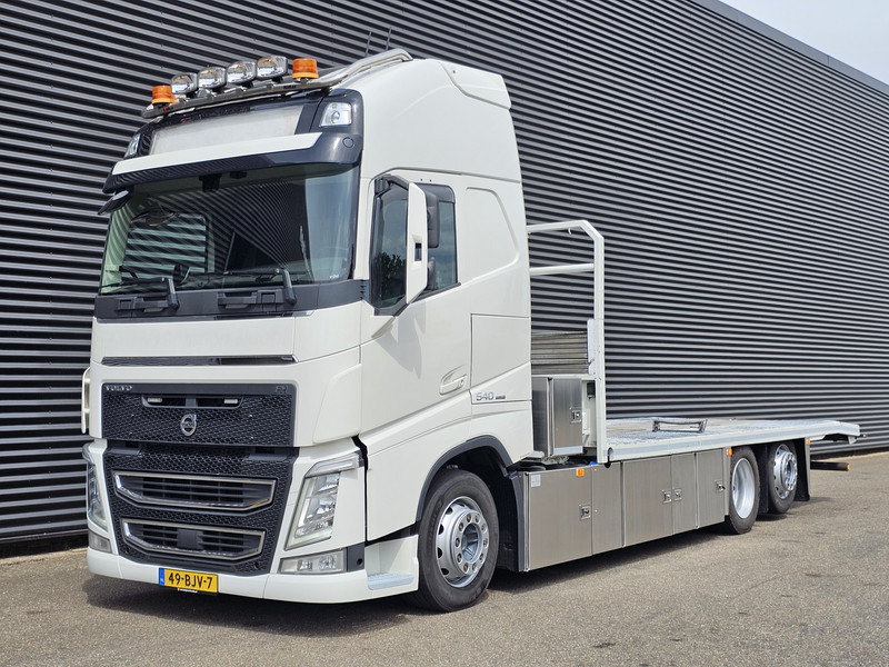Volvo FH 540 6x2 / OPRIJ - MACHINE TRANSPORT / FULL AIR SUSPENSION - Grua de remolque autos: foto 1 Volvo FH 540 6x2 / OPRIJ - MACHINE TRANSPORT / FULL AIR SUSPENSION - Grua de remolque autos: foto 1