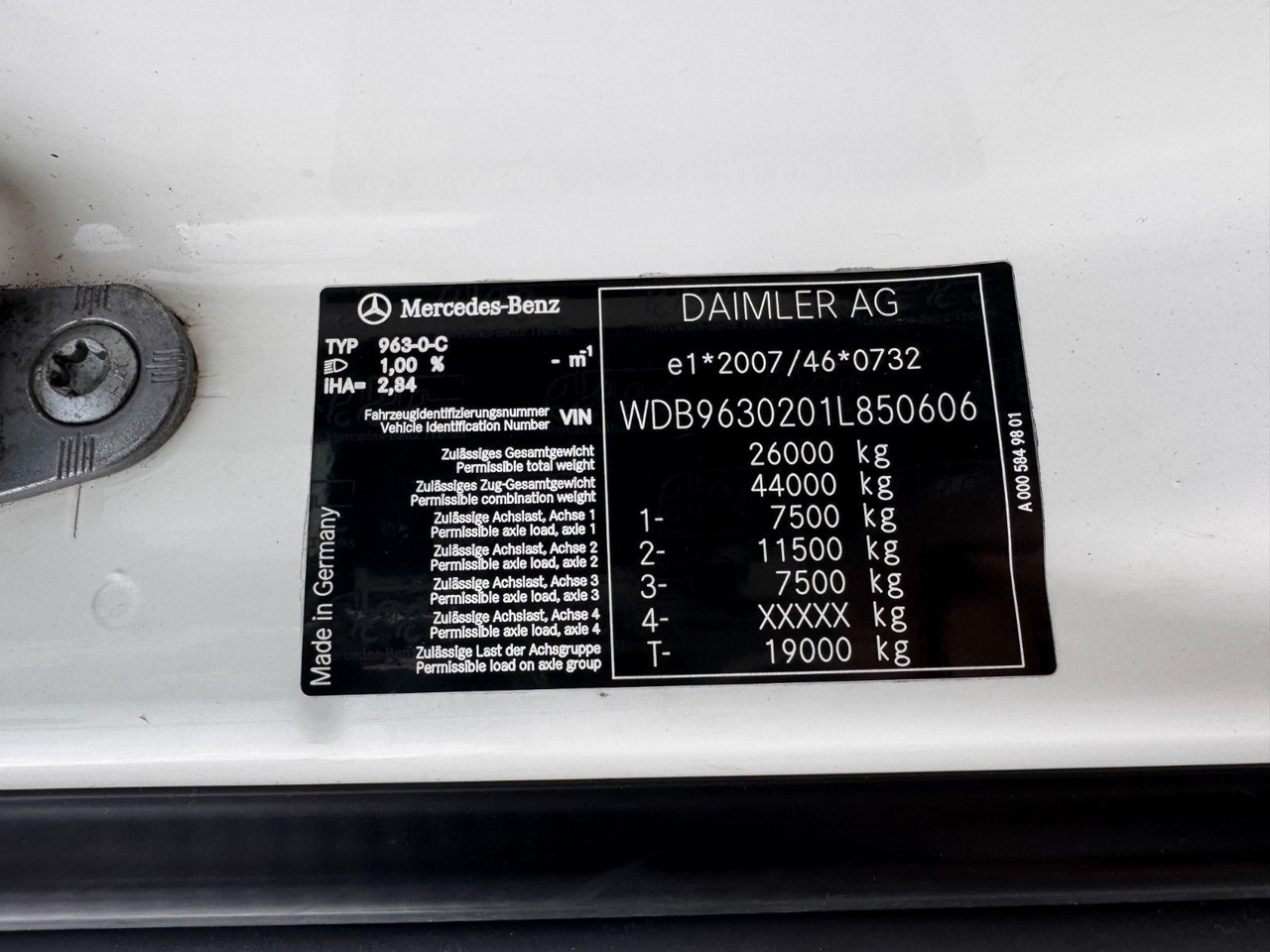 Mercedes-Benz 2536 ADR Valid & kipphydraulik für Gastank - Camión cisterna: foto 3 Mercedes-Benz 2536 ADR Valid & kipphydraulik für Gastank - Camión cisterna: foto 3