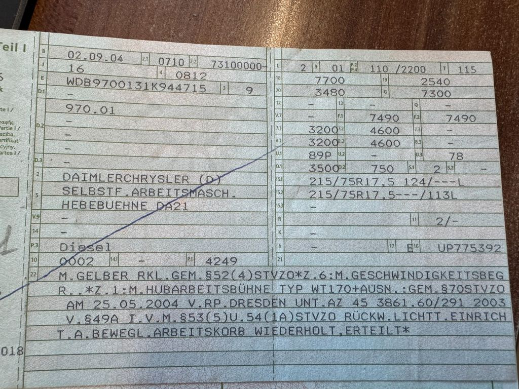 Mercedes-Benz 815 4x2 Hubarbeitsbühne Wumag 170 high 17 m Mercedes-Benz 815 4x2 Hubarbeitsbühne Wumag 170 high 17 m - Camión con plataforma elevadora, Furgoneta: foto 2 Mercedes-Benz 815 4x2 Hubarbeitsbühne Wumag 170 high 17 m Mercedes-Benz 815 4x2 Hubarbeitsbühne Wumag 170 high 17 m - Camión con plataforma elevadora, Furgoneta: foto 2