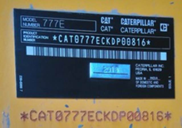 CAT 777E - Dúmper rígido: foto 5 CAT 777E - Dúmper rígido: foto 5