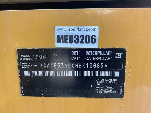 CAT 336D2L - Excavadora de cadenas: foto 5 CAT 336D2L - Excavadora de cadenas: foto 5