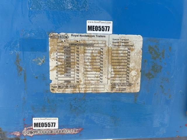 Nooteboom MCO-156-36V - Semirremolque góndola rebajadas: foto 5 Nooteboom MCO-156-36V - Semirremolque góndola rebajadas: foto 5