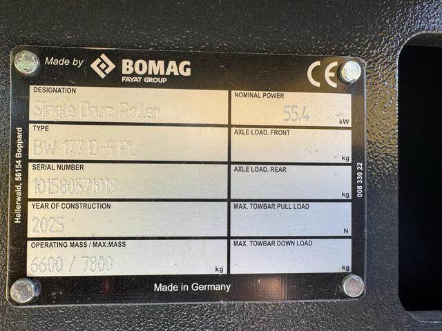 Bomag BW177D-5 PL - Compactador: foto 5 Bomag BW177D-5 PL - Compactador: foto 5