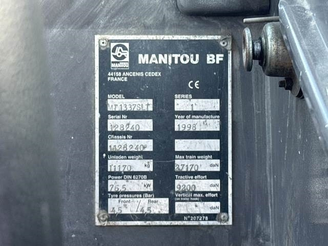 Manitou MT1337SLT - Manipulador telescópico: foto 5 Manitou MT1337SLT - Manipulador telescópico: foto 5