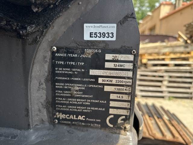 Mecalac 714MC - Excavadora de cadenas: foto 5 Mecalac 714MC - Excavadora de cadenas: foto 5