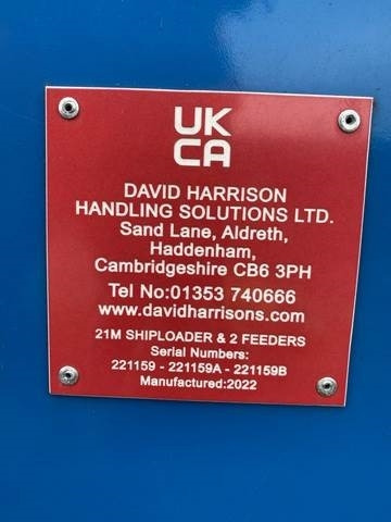 David Harrison Handling Solutions Ltd 21M Shiploader - Equipo portuario: foto 4 David Harrison Handling Solutions Ltd 21M Shiploader - Equipo portuario: foto 4