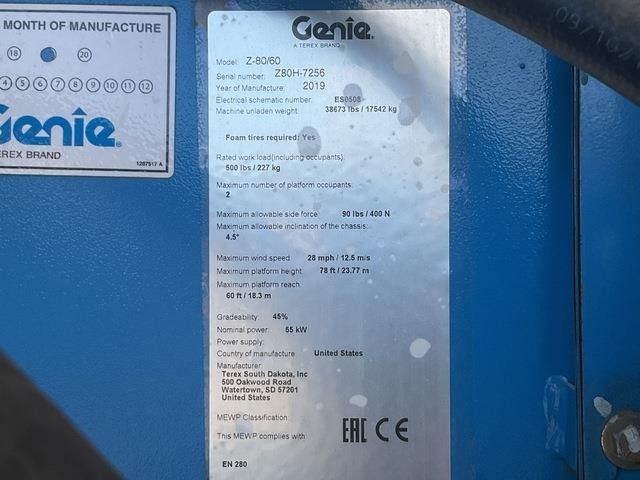 Genie Z80/60 - Plataforma articulada: foto 5 Genie Z80/60 - Plataforma articulada: foto 5