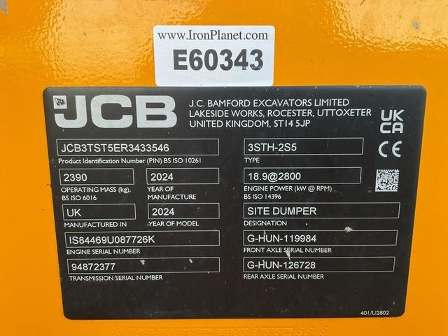 JCB 3STH-2S5 - Minidumper: foto 5 JCB 3STH-2S5 - Minidumper: foto 5