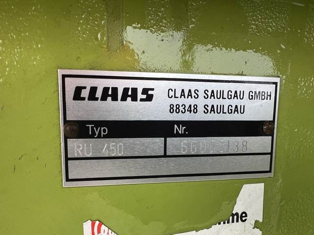 CLAAS RU 450 - Accesorios para cosechadoras de forraje: foto 5 CLAAS RU 450 - Accesorios para cosechadoras de forraje: foto 5