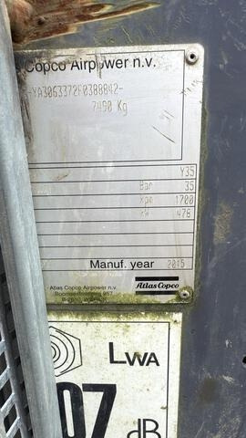Atlas Copco Y35 - Compresor de aire: foto 5 Atlas Copco Y35 - Compresor de aire: foto 5