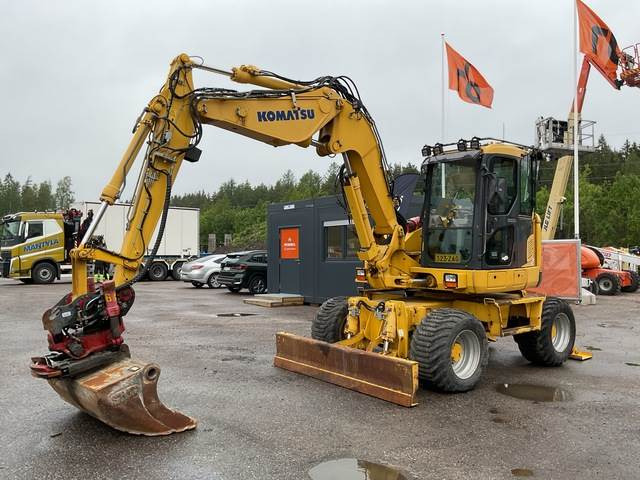 Komatsu PW118 MR8 - Excavadora de ruedas: foto 1 Komatsu PW118 MR8 - Excavadora de ruedas: foto 1