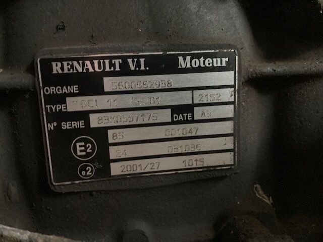 Renault DCI 11 for Renault DCI11 truck for parts - Motor para Camión: foto 3 Renault DCI 11 for Renault DCI11 truck for parts - Motor para Camión: foto 3