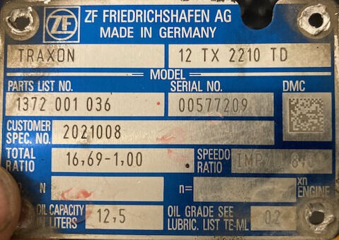 ZF 12 TX 2210 TD - Caja de cambios para Camión: foto 3 ZF 12 TX 2210 TD - Caja de cambios para Camión: foto 3