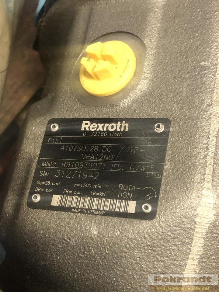 Rexroth A10VSO100DRG 31R + A10VSO28DG 31R Bosch A10VSO100DRG 31 R VPA12K25 + A10VSO28DG 31R VPA12N00 - Bomba hidráulica: foto 3 Rexroth A10VSO100DRG 31R + A10VSO28DG 31R Bosch A10VSO100DRG 31 R VPA12K25 + A10VSO28DG 31R VPA12N00 - Bomba hidráulica: foto 3