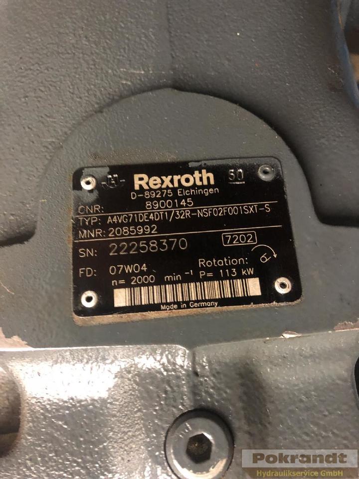 Rexroth Bosch A4VG71DE4DT1 32R NSF02F001SXT-S - 2 Einheiten vorhanden - Bomba hidráulica: foto 4 Rexroth Bosch A4VG71DE4DT1 32R NSF02F001SXT-S - 2 Einheiten vorhanden - Bomba hidráulica: foto 4