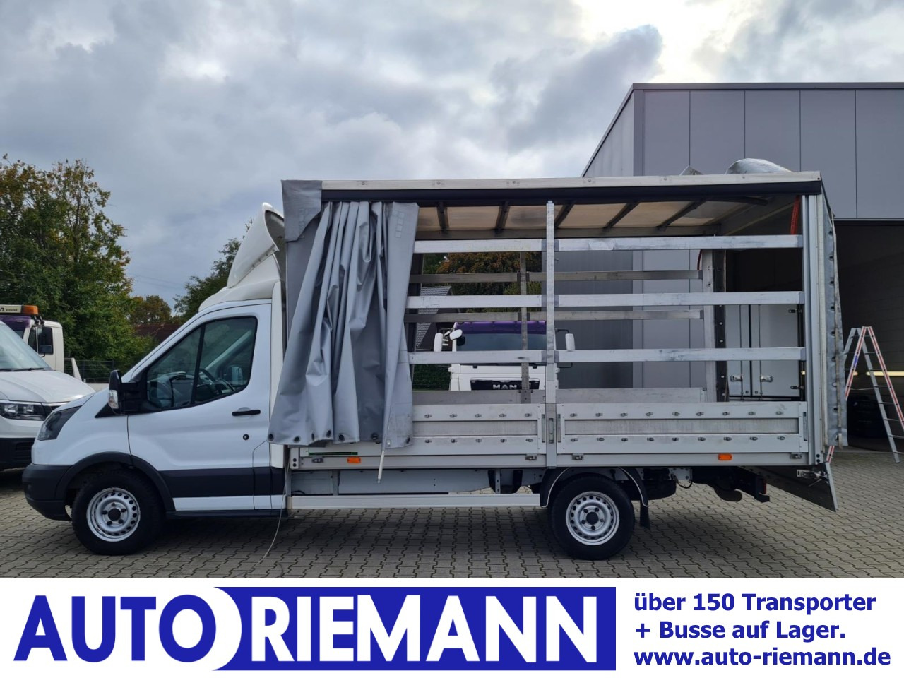 Ford Transit 35 Pritsche Schiebe Plane TDCi L3 KLIMA - Furgoneta con caja de lona: foto 1 Ford Transit 35 Pritsche Schiebe Plane TDCi L3 KLIMA - Furgoneta con caja de lona: foto 1