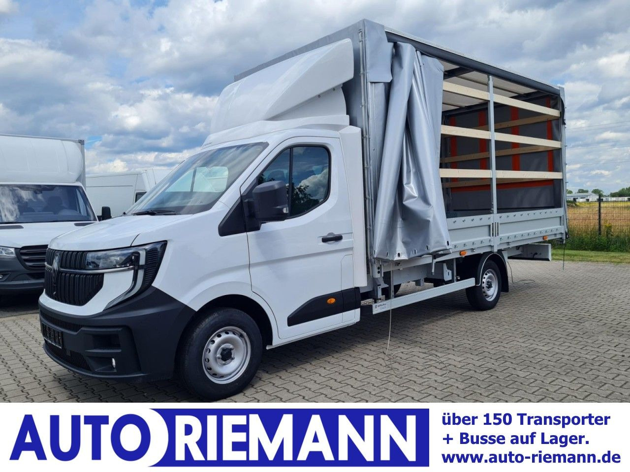 Renault Master 35 Pritsche Schiebe Plane dCi 170 10 Pal. - Furgoneta con caja de lona: foto 1 Renault Master 35 Pritsche Schiebe Plane dCi 170 10 Pal. - Furgoneta con caja de lona: foto 1