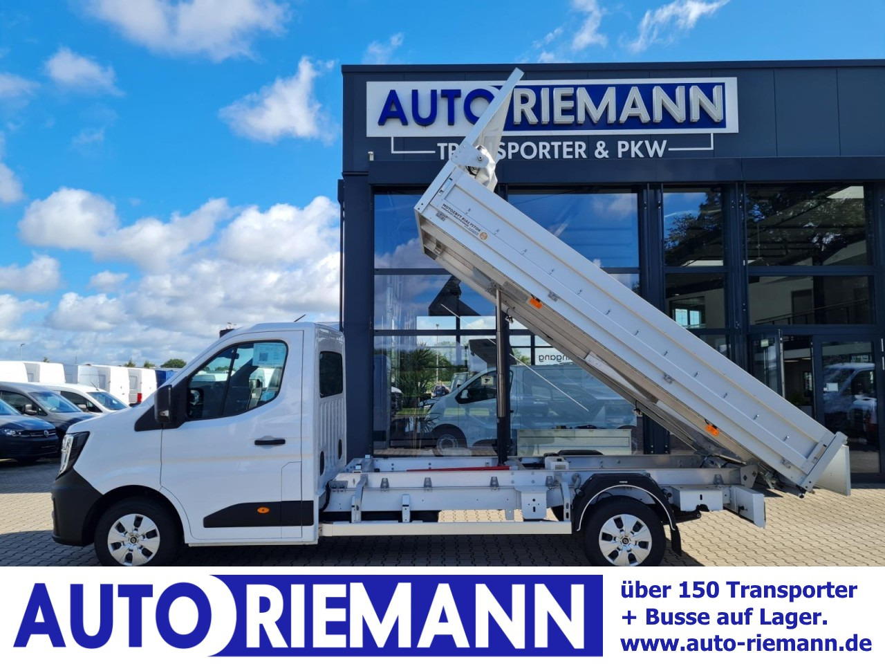 Renault Master New 35 Kipper KLIMA NAVI/APP PDC LUFTFEDERUNG - Volquete furgoneta: foto 1 Renault Master New 35 Kipper KLIMA NAVI/APP PDC LUFTFEDERUNG - Volquete furgoneta: foto 1