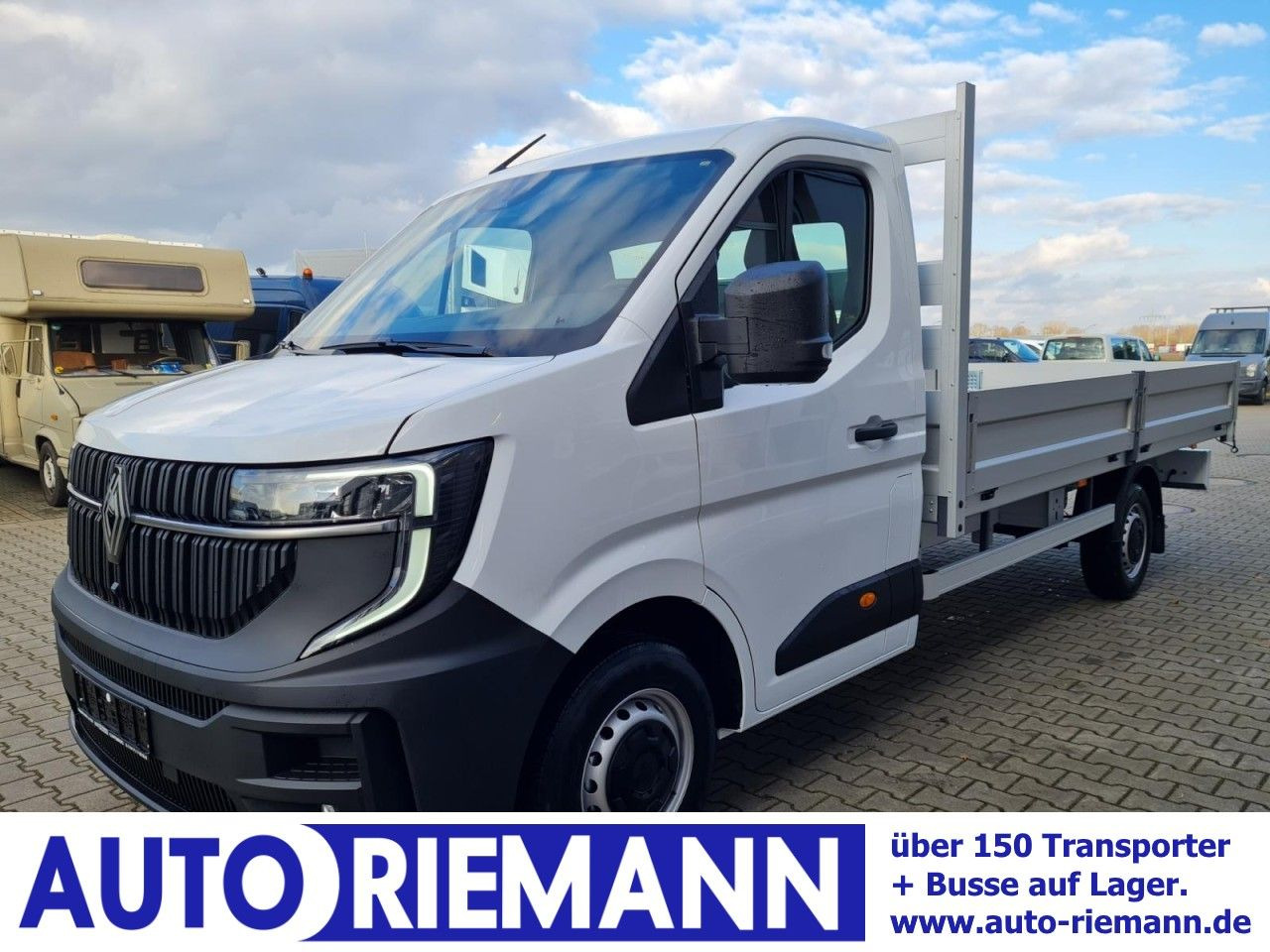 Renault Master New 35 Pritsche lang KLIMA KOMFORT TEMPOM - Caja abierta furgoneta: foto 1 Renault Master New 35 Pritsche lang KLIMA KOMFORT TEMPOM - Caja abierta furgoneta: foto 1