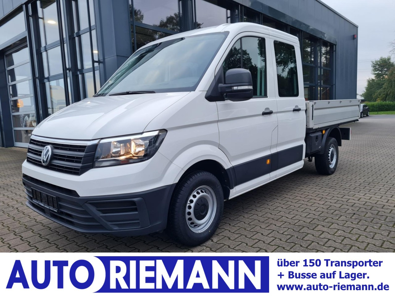 Volkswagen Crafter 35 Doka MR Pritsche AHK Klima 7 Sitzer - Caja abierta furgoneta, Furgoneta combi: foto 1 Volkswagen Crafter 35 Doka MR Pritsche AHK Klima 7 Sitzer - Caja abierta furgoneta, Furgoneta combi: foto 1
