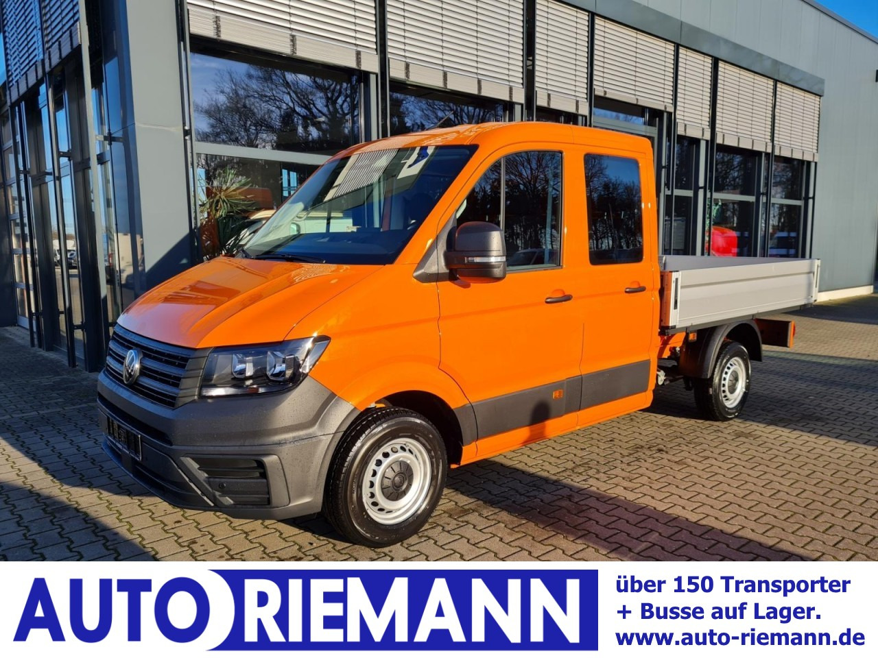 Volkswagen Crafter 35 Doka Pritsche MR AHK KLIMA PDC TEMPOMAT - Caja abierta furgoneta, Furgoneta combi: foto 1 Volkswagen Crafter 35 Doka Pritsche MR AHK KLIMA PDC TEMPOMAT - Caja abierta furgoneta, Furgoneta combi: foto 1