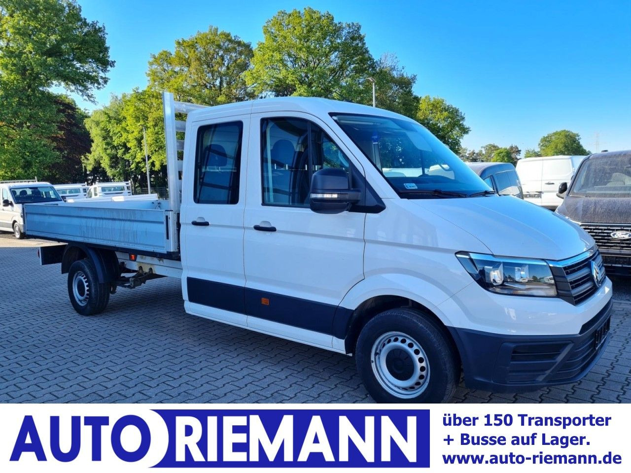 Caja abierta furgoneta, Furgoneta combi Volkswagen Crafter 35 Doka TDI lang AHK Klima: foto 1