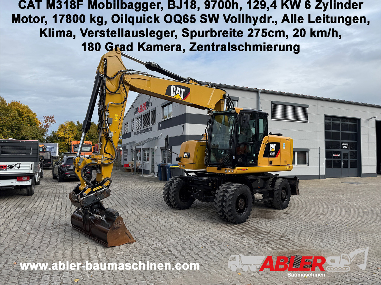 CAT M318F Mobilbagger OQ65 SW - Excavadora: foto 1 CAT M318F Mobilbagger OQ65 SW - Excavadora: foto 1