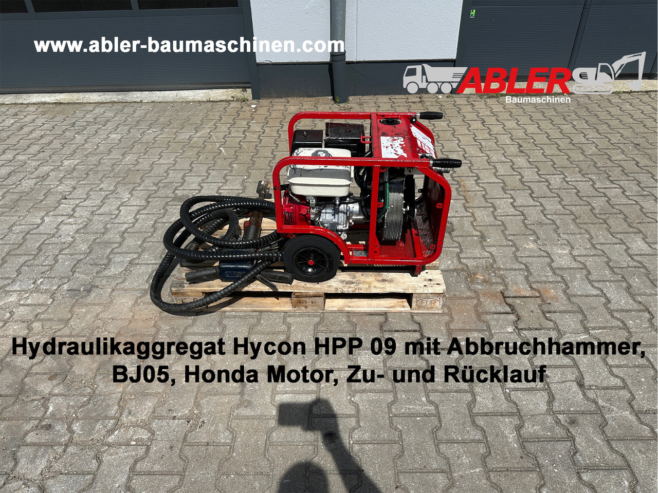 Hydraulikaggregat Hycon HPP09 mit Abbruchhammer - Equipo de construcción: foto 1 Hydraulikaggregat Hycon HPP09 mit Abbruchhammer - Equipo de construcción: foto 1