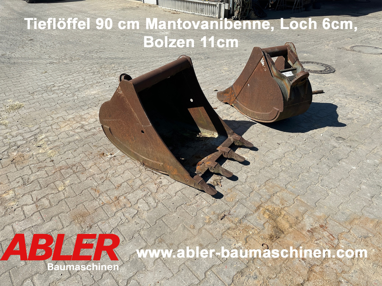 Tieflöffel Mantovanibenne 90 cm - Cazo para excavadora para Maquinaria de construcción: foto 1 Tieflöffel Mantovanibenne 90 cm - Cazo para excavadora para Maquinaria de construcción: foto 1