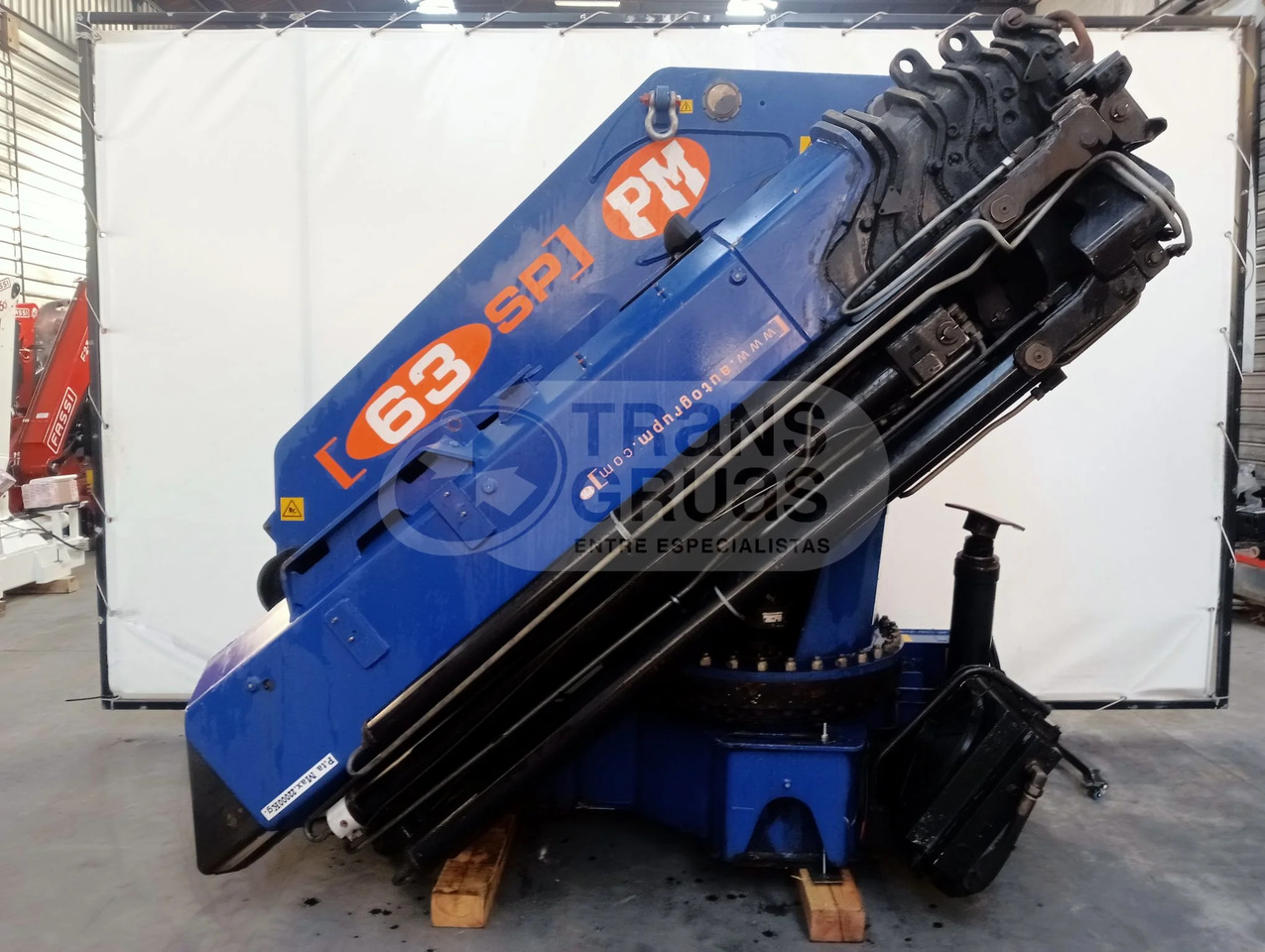 Grúa hidráulica PM 63 - Grúa para camión: foto 2 Grúa hidráulica PM 63 - Grúa para camión: foto 2