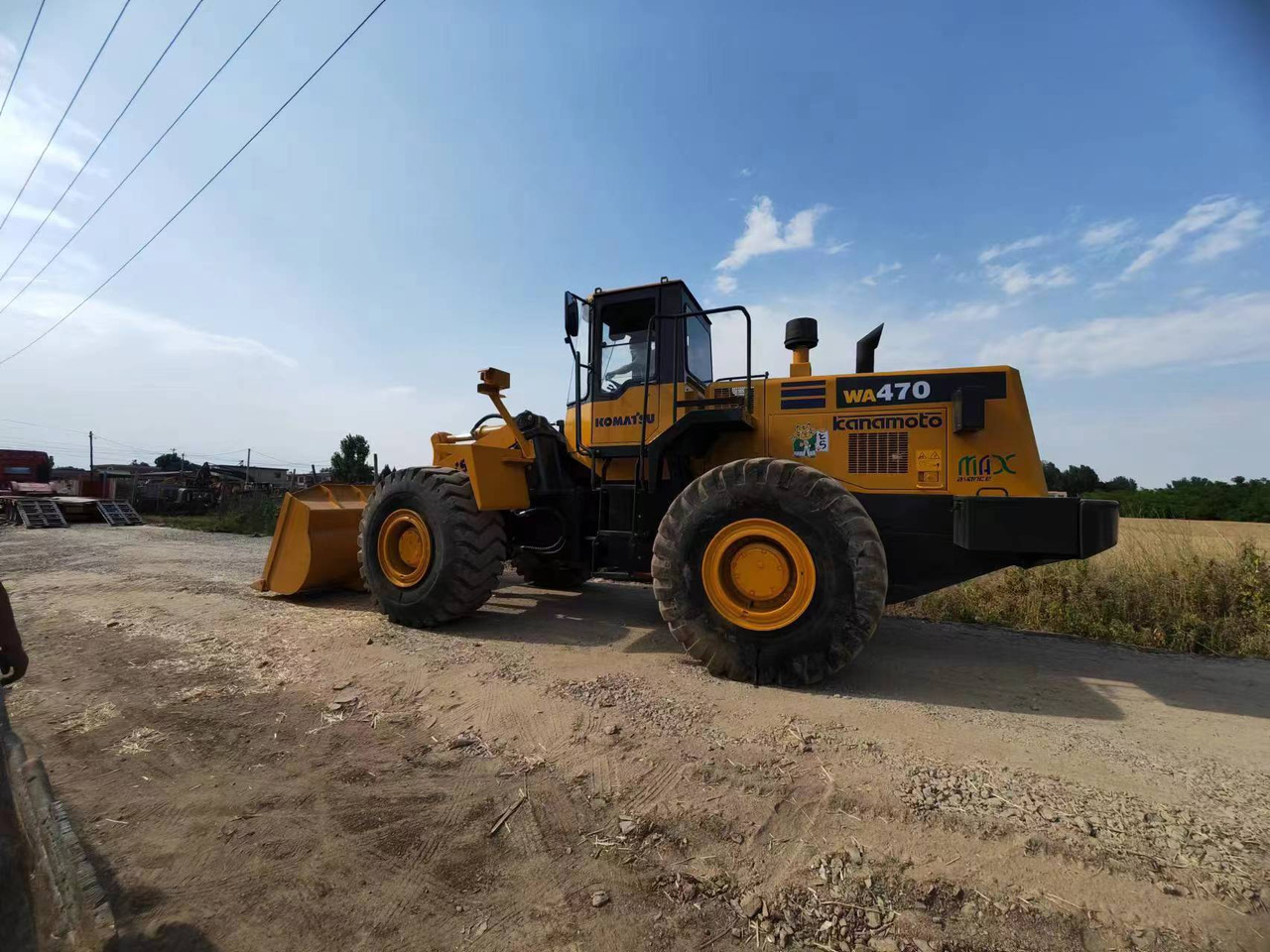 Cargadora de ruedas KOMATSU WA 470 - 3: foto 1