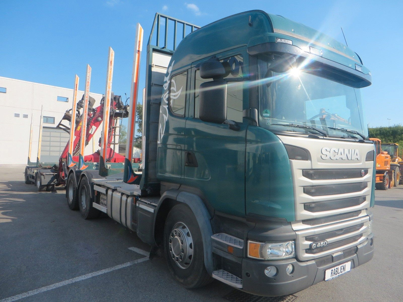 Scania G450 6x4Timber - Camión forestal, Camión grúa: foto 2 Scania G450 6x4Timber - Camión forestal, Camión grúa: foto 2