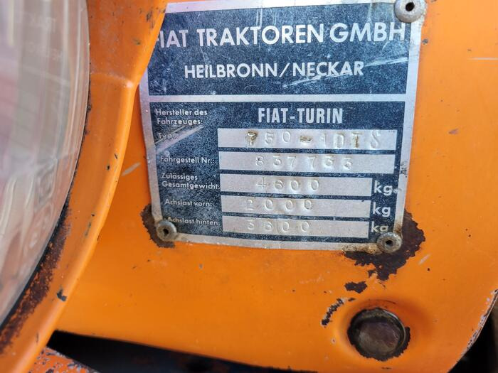 Fiat 750 DT 4x4 Allrad mit Frontlader - Tractor: foto 4 Fiat 750 DT 4x4 Allrad mit Frontlader - Tractor: foto 4