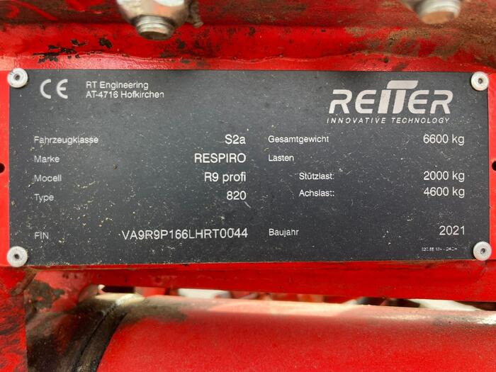 Henificadora R9 profi Type 820: foto 9