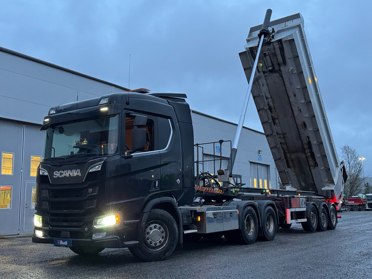 Dragbil med Tipptrailer Scania R520 A 6X4 NB -2018 | Istrail - Cabeza tractora, Semirremolque volquete: foto 1 Dragbil med Tipptrailer Scania R520 A 6X4 NB -2018 | Istrail - Cabeza tractora, Semirremolque volquete: foto 1