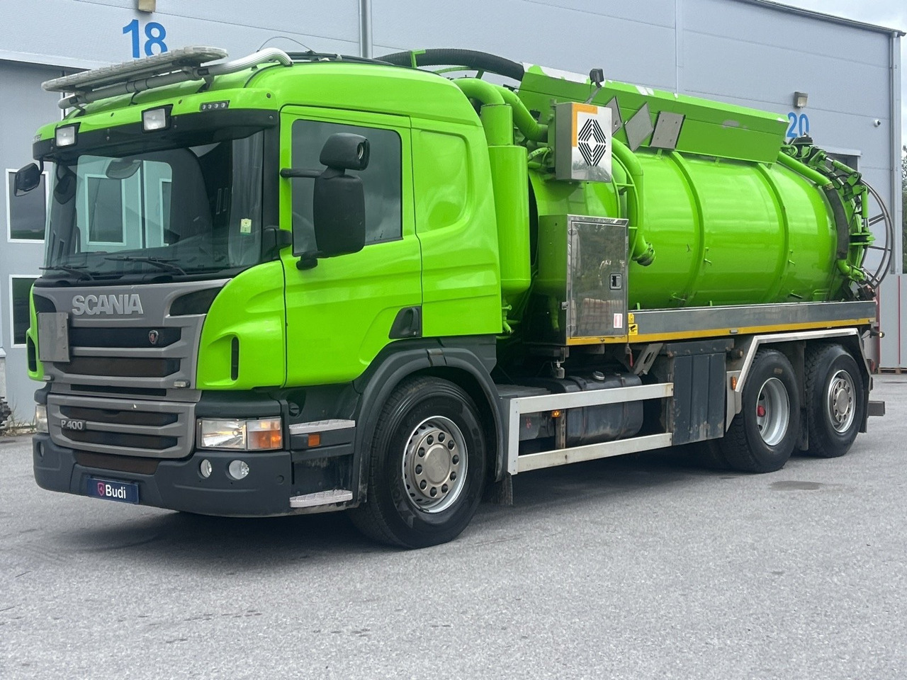 Limpieza de alcantarillado Slamsugsbil Scania P400 6X2-4 -2012 | Korp & Son | ADR: foto 1