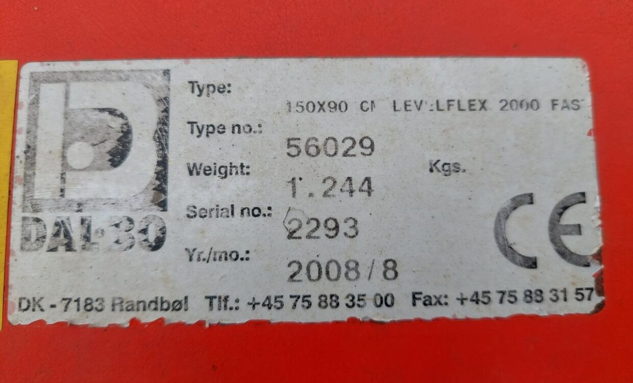 Rodillo agrícola Dalbo Levelflex 2000: foto 14 Rodillo agrícola Dalbo Levelflex 2000: foto 14