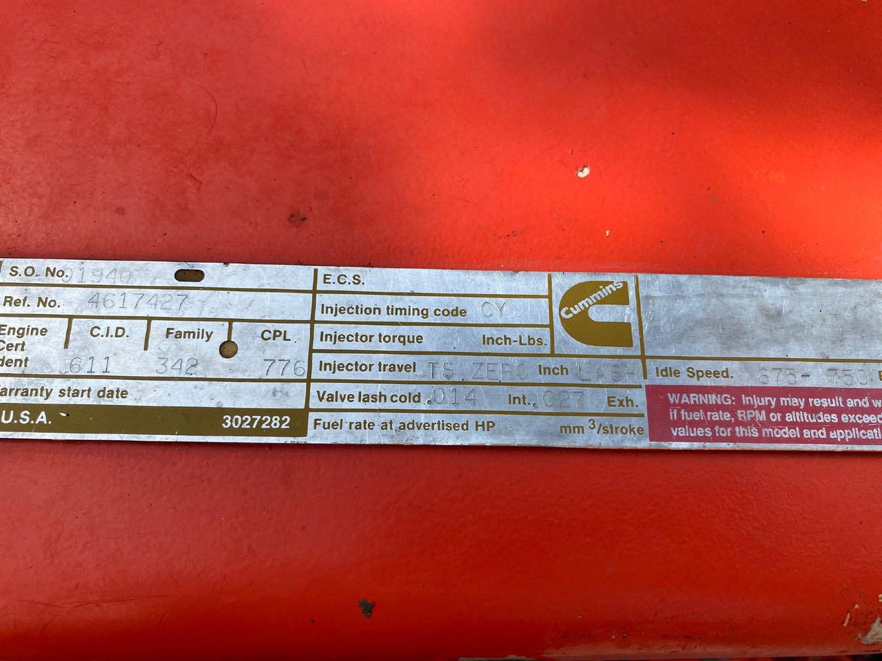 Motor para Maquinaria de construcción Cummins LT 10 aus O&K L45: foto 8 Motor para Maquinaria de construcción Cummins LT 10 aus O&K L45: foto 8