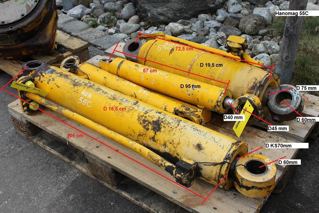 Hanomag 55C - Cilindro hidráulico para Maquinaria de construcción: foto 4 Hanomag 55C - Cilindro hidráulico para Maquinaria de construcción: foto 4