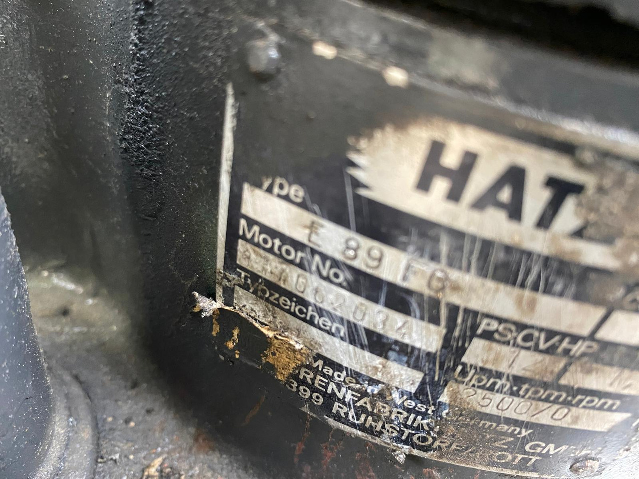 Hatz E 89 aus Demag DF 45 - Motor para Maquinaria de construcción: foto 3 Hatz E 89 aus Demag DF 45 - Motor para Maquinaria de construcción: foto 3