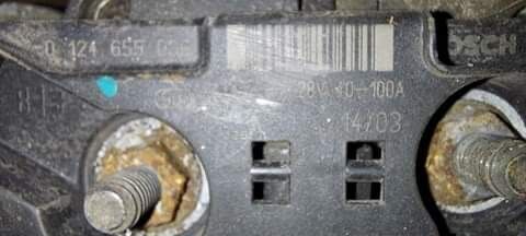 Bosch , 110A , 28V DAF CF75, XF 95 - Alternador para Camión: foto 4 Bosch , 110A , 28V DAF CF75, XF 95 - Alternador para Camión: foto 4