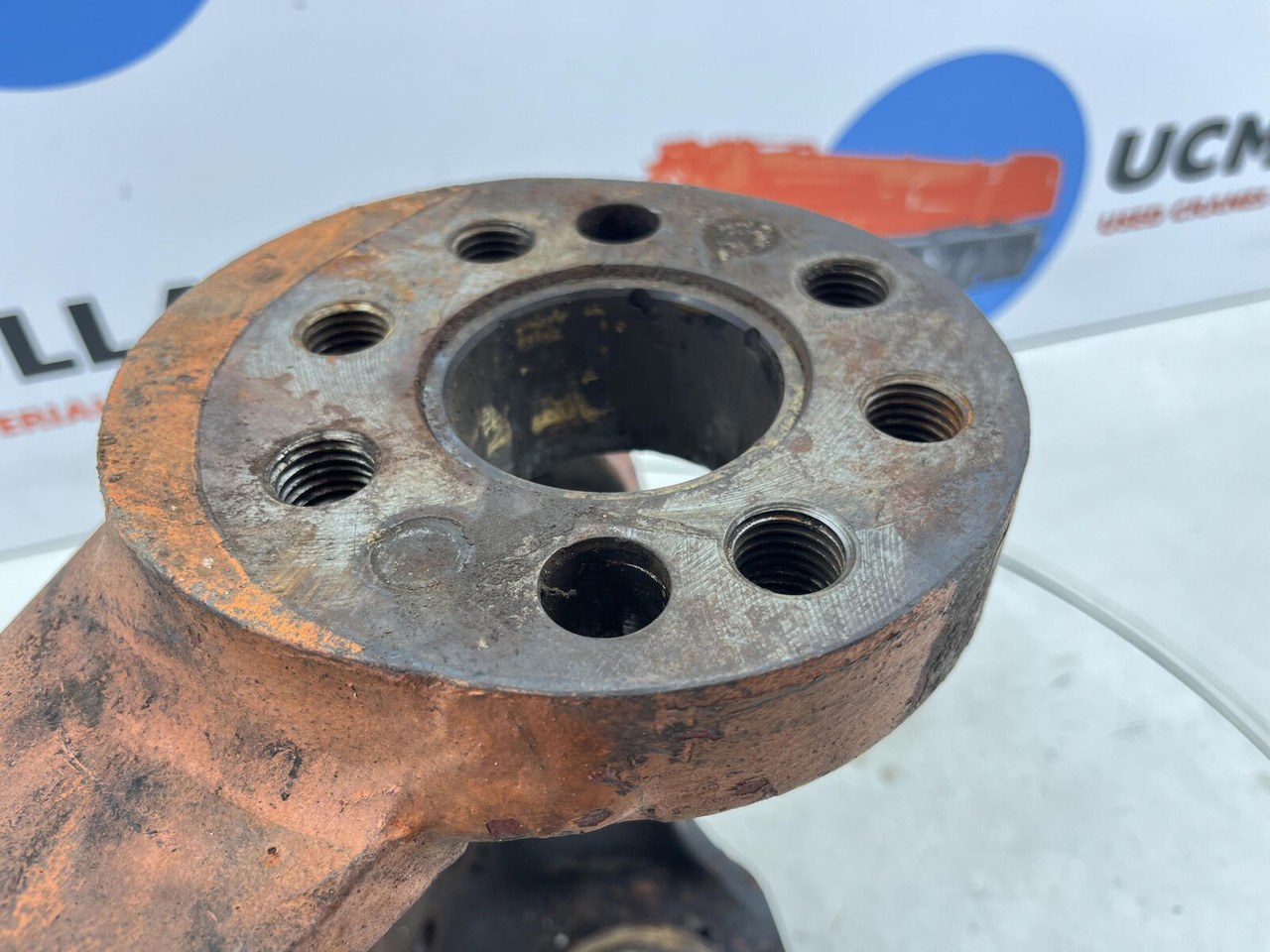 Mangueta para Grúa FAUN RTF 50 Steering knuckle 16 holes axle 1 left: foto 8