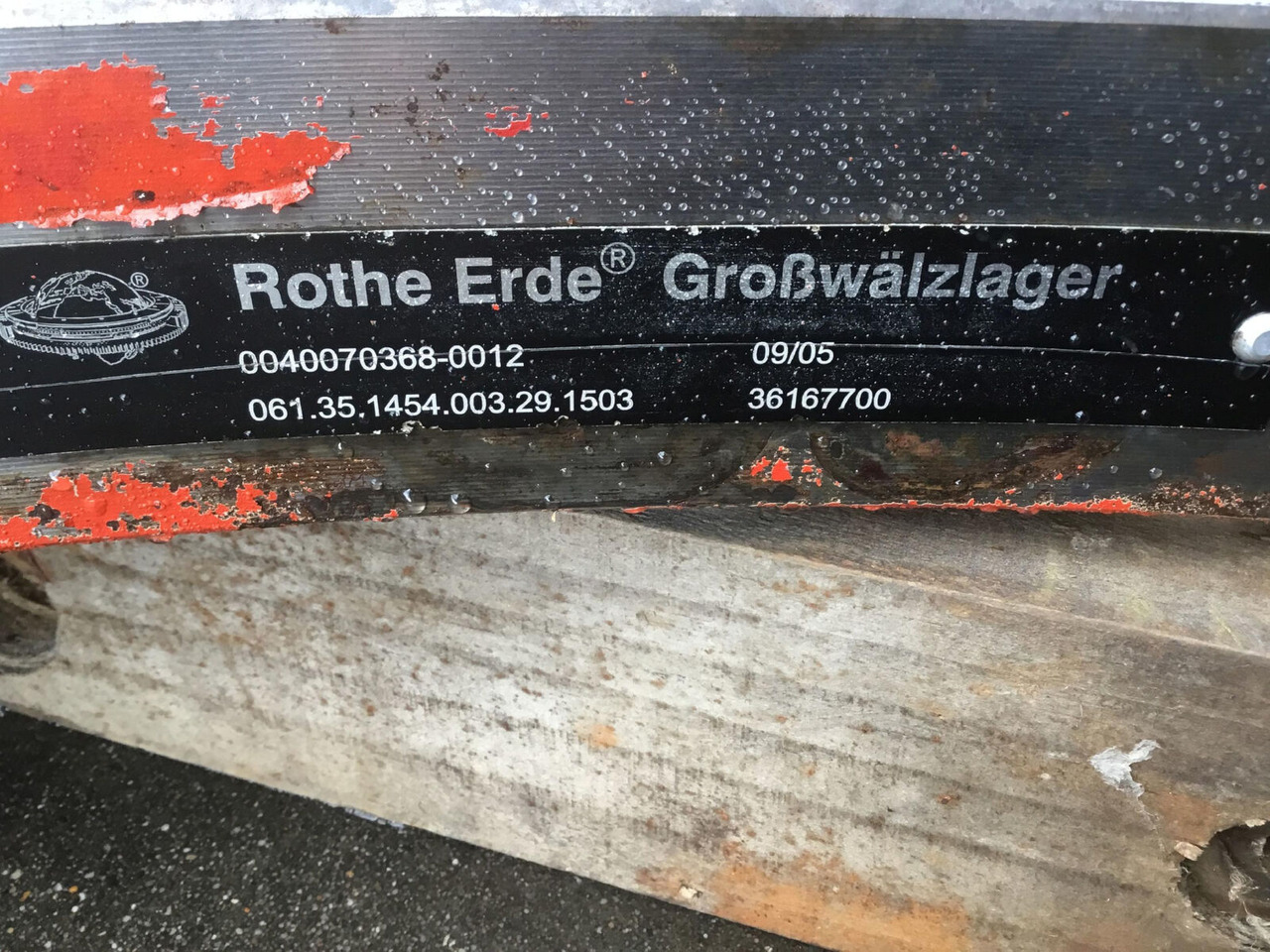 Grove GMK 3055 Slew ring - Corona de giro para Autogrúa: foto 4 Grove GMK 3055 Slew ring - Corona de giro para Autogrúa: foto 4