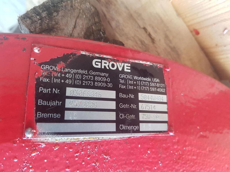 Grove GMK 5130-2 winch - Grúa para camión: foto 5 Grove GMK 5130-2 winch - Grúa para camión: foto 5