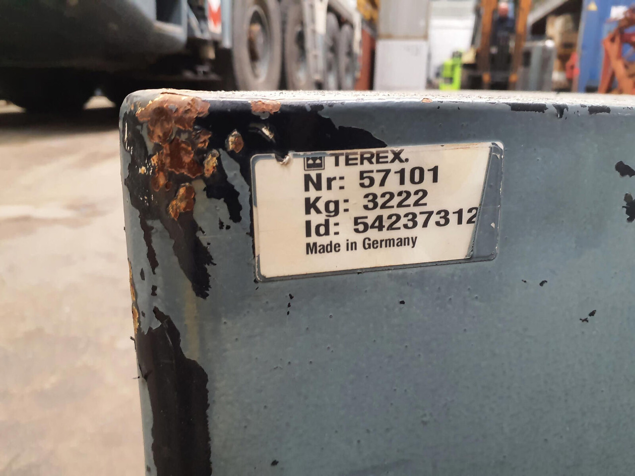 Terex Terex Demag Challenger 4200 counterweight 3.2 Ton - Contrapeso para Autogrúa: foto 5 Terex Terex Demag Challenger 4200 counterweight 3.2 Ton - Contrapeso para Autogrúa: foto 5