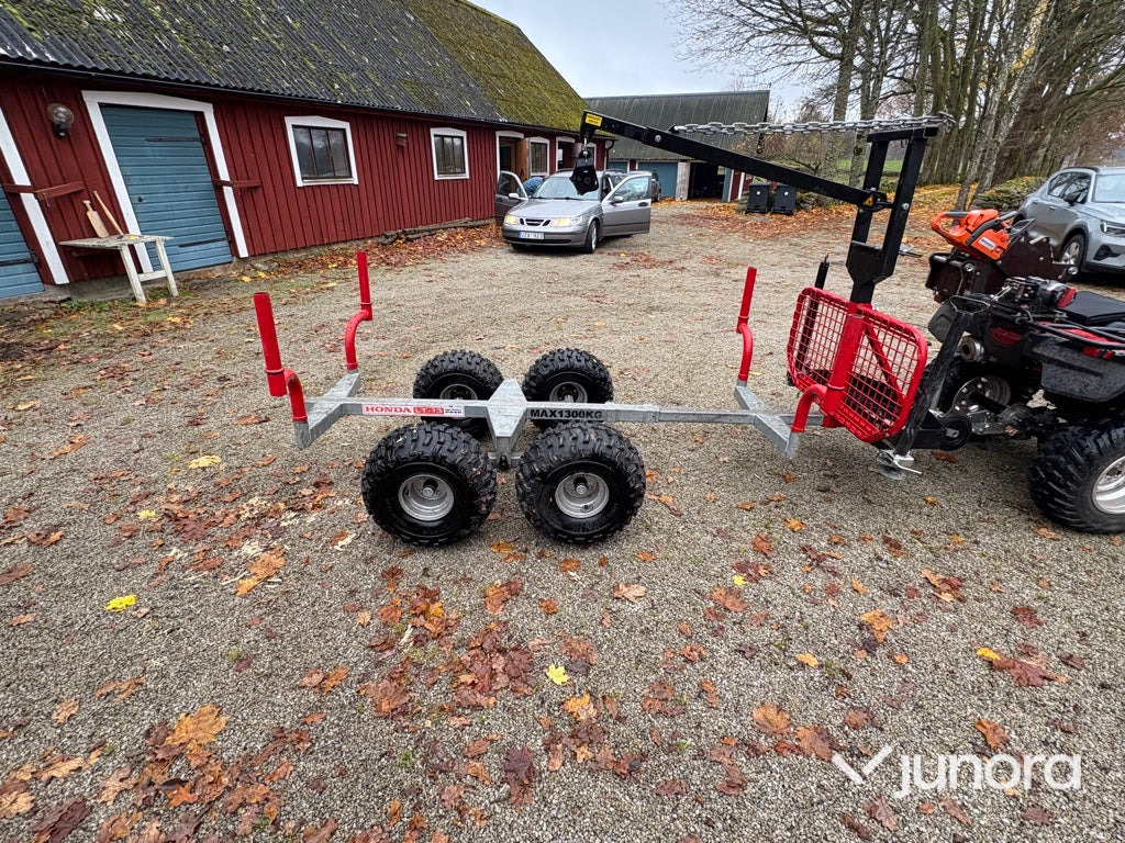 ATV timmervagn - Honda LT-13 - Remolque forestal: foto 2 ATV timmervagn - Honda LT-13 - Remolque forestal: foto 2